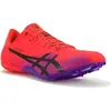 ASICS Hypersprint 8 Spikes Unisex-rouge, noir, Pointure 44.5