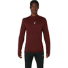 ASICS Road Winter Seamless Maillot De Course Hommes - Rouge Vin, Taill...