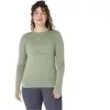 T-shirt ASICS Road Seamless manches longues vert argile femme - L
