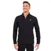 ASICS Core Winter 1/2 Zip Maillot De Course Hommes-Noir, Taille S