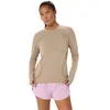 ASICS Road Seamless  Maillot de course Femmes - beige, Taille S