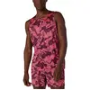 ASICS Fujitrail  Maillot de course - corail, rouge vin, Taille S