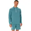 ASICS Icon 1/2 Zip  Maillot de course Hommes - turquoise, Taille S