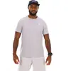 ASICS Spiral Embroidery Maillot de course Hommes-gris, Taille L