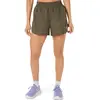ASICS Nagino 4in Run Short de running Femmes-vert, Taille M