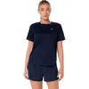 T-shirt ASICS Core manches courtes bleu nuit femme - XS