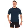 T-shirt ASICS Fujitrail Elite manches courtes bleu nuit - M