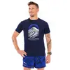 T-shirt ASICS Fujitrail Logo manches courtes bleu nuit - L