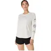 ASICS Fujitrail Logo Maillot de course Femmes-beige, Taille XL