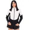 Veste à capuche ASICS Metarun Legend blanc noir femme - S
