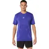 ASICS Road Seamless Maillot de course Hommes-bleu, violet, Taille XXL