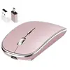 Souris sans fil Rechargeable Ultra-mince - Rose