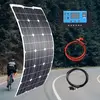 panneau solaire kit complet 100w 200w 300w 400w Flexible solar cell ha...