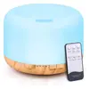 Diffuseur d'Huiles Essentielles 500ML Humidificateur avec 7 couleurs L...