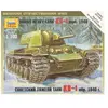 Maquette Char lourd soviétique KV-1  1/100  - Zvezda Maquette militaire  - ZVE6141 