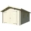 Abris bois / Garage bois Prague porte bois SU 15,9m2 
