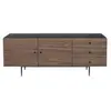 Hellin Buffet bas en bois 2 portes et 3 tiroirs - JERSEY
