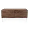 Paris Prix Buffet 2 Portes & 2 Niveaux "Plof" 120cm Noyer