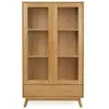 Vitrine Design en Bois Kensal 170cm Chêne
