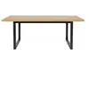 Table Basse Rectangulaire Camden 120cm Chêne & Noir