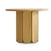 Table Basse Ronde Design - PARIS PRIX - Soft - Chêne - 98cm