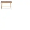 Paris Prix Bureau Design avec Plateau Coulissant "St James" 116cm Chêne