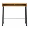 Paris Prix Bureau Design "Frame" 100cm Chêne & Noir