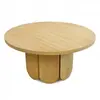 Table Basse Ronde Design - PARIS PRIX - Soft - Bois - Beige - 78cm