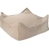 Wigiwama Pouf Enfant Carré Bouclette Bouclyn Biscuit