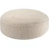 Wigiwama Pouf Ottoman Biscuit molletonné