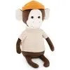 Peluche Orange Toys Life M: SINGE avec BONNET ORANGE Charlie 20cm zitt...