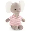 Jouets orange peluche éléphant 25 cm - Bruno l'éléphant