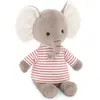 Jouets orange peluche éléphant 18 cm - Bruno l'éléphant