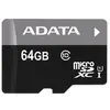 Carte mémoire ADATA 64GB microSDHC Class 10 UHS-I 85 Mo/s 25 Mo/s avec adaptateur
