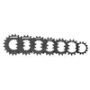 FSA Pignon compatible bosch 15dts (avec deport 2.5mm) noir pour chaine 2.38