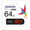 ADATA C008 64GB lecteur USB flash 64 Go USB Type-A 2.0 Noir, Rouge