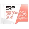 Silicon Power Mémoire Micro SD 256 Go -SP- UHS-I U3 V30 A1 + Adap