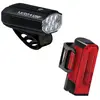 Paire d eclairages lezyne lite drive 1200    strip drive pro 400  noir