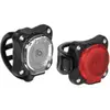 Lezyne Lumières de vélo Zecto Drive 250+ et 200 avec support en silicone noir