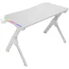 Table de jeu blanche Mars Gaming MGD RGB