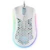 Mars Gaming MMEXW, Côté droit, Optique, USB Type-A, 32000 DPI, Blanc