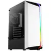 Boitier Moyen Tour ATX AeroCool Bionic RGB avec panneau vitré (Blanc)