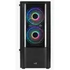 GEH AeroCool Midi Quantum v3 Black MicroATX/ATX/MiniITX, Quantum-G-BK-v3