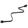 SilverStone SST-CPF03 - 30cm rallonge de câble PWM, manchonné noir