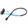 Silverstone câble miniSAS vers 4× SATA