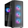 SilverStone SilverStone Fara 514x - Boîtier moyen tour - Noir - RGB - Fenêtre