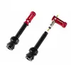 Valve et bouchons de valve Granite Design CNC Juicy Nipples - rouge/noir - 44 mm