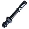 Paire de valves tubeless granite design juicy nipple 80 mm avec bouchons demonte obus noir