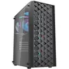 darkFlash DK351 Computer Case + 4 Fans (Black)