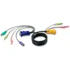ATEN 2L5302P cable kvm VGA PS2+AUDIO, 1,80 m